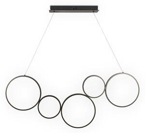 Brilagi - LED závesný luster ECHO na lankách LED/60W/230V 4000K 100 cm čierny