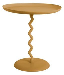 Kovový okrúhly odkladací stolík ø 40 cm Zig Zag – Leitmotiv