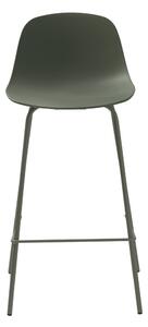 Kaki plastová barová stolička 92,5 cm Whitby – Unique Furniture