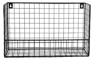 Čierna oceľová polica 40 cm Reja – PT LIVING