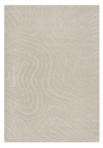 Krémový ručne tkaný vlnený koberec 120x170 cm Mesmerise Natural – Flair Rugs