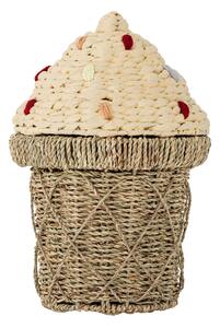 Detský kôš na hračky z morskej trávy v prírodnej farbe ø 28x41 cm Cillie – Bloomingville Mini