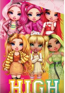 TipTrade Bavlnené obliečky 140x200 + 70x90 cm - Rainbow High Color Style Dolls