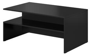 Konferenčný stolík Loftia 100 cm - čierna / čierny mat