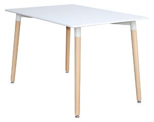 Jedálenský stôl 120x80 UNO biely