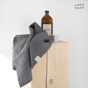 Tmavosivé uteráky a osušky v súprave 3 ks Honeycomb - Linen Tales