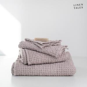 Svetloružové uteráky a osušky v súprave 3 ks Honeycomb - Linen Tales