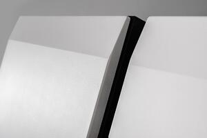 Obývacia stena do obývacej izby Flow - grafit / Biely mat - Výpredaj