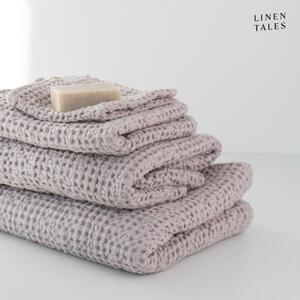 Svetloružové uteráky a osušky v súprave 3 ks Honeycomb - Linen Tales
