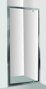 Sprchové dvere do niky SMART - ALARO - 70 x 190 cm, Bez vaničky, Hliník chróm, 6mm číre