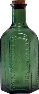 Sklenená fľaša Arthur - malá - zelená