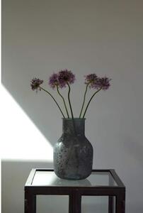Sklenená váza Fernando - modrošedá