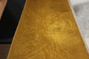 Zlatá tmavá zamatová stuha šírka 12cm