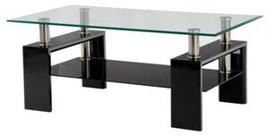 Konferenčný stolík TOLEDO čierna/sklo