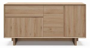 Komoda v dekore duba v prírodnej farbe 146x76x45 cm Carpi – Marckeric