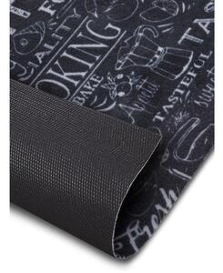 Čierny koberec behúň 50x150 cm Wild Kitchen Board – Hanse Home