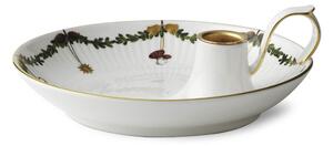 Porcelánový svietnik Star Fluted Christmas 17,5 cm