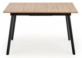 Jedálenský stôl Lopez rozkladací (dub sonoma, sivá, čierna)