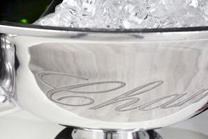 Chladič na šampanské CHAMPAGNE 65 cm - strieborná