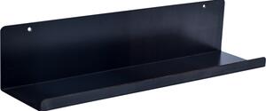 Čierna železná polica - 50 cm