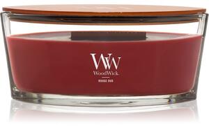Woodwick Opulent Wood Rouge Oud vonná sviečka s dreveným knotom 453.6 g