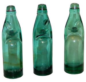 Staré sklenené fľaše