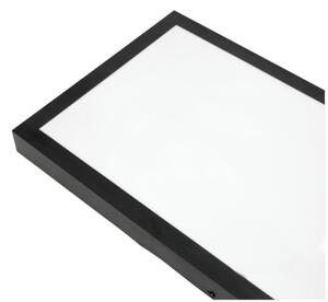 LED Prisadený panel BRISBANE LED/36W/230V 4000K 29,5x119 cm čierna