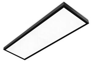 LED Prisadený panel BRISBANE LED/36W/230V 4000K 29,5x119 cm čierna