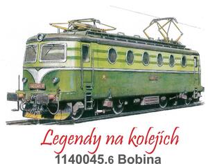Ceduľa Lokomotiva 1140045.6 Bobina - ceduľa 29cm x 20cm Plechová tabuľa