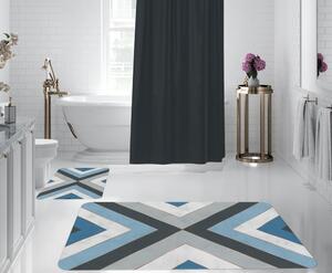 Modré kúpeľňové predložky v súprave 2 ks - Oyo Concept