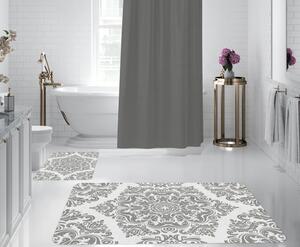 Bielo-sivé kúpeľňové predložky v súprave 2 ks - Oyo Concept