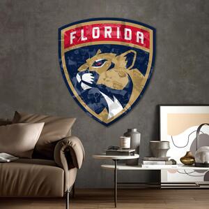 Farebný HDF obraz logo Florida Panthers