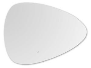 LED kúpeľňové zrkadlo s osvetlením v tvare trojuholníka so zaoblenými rohmi 716lm 3000+4000+6000K IP44, priehľadné - Zuma Line LUSTRO D3005