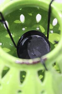 Zelená lucerna so vzorom 16cm