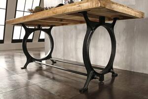 INDUSTRY Jedálenský stôl O -line 220x100 cm, staré drevo