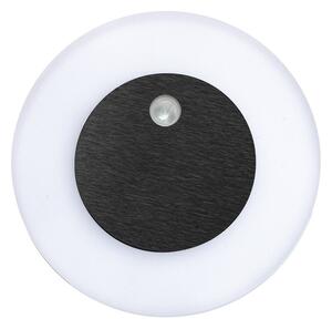 Ecolamp Schodiskové LED svietidlo Oti, 1x LED 0,6w, 3000k, b, pohybový senzor