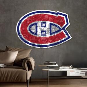 Farebný HDF obraz logo Montreal Canadiens