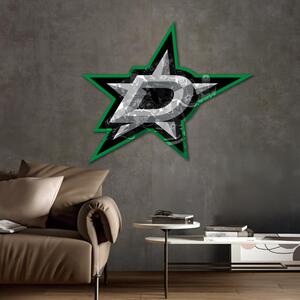 Farebný HDF obraz logo Dallas Stars