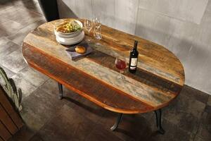 INDUSTRY Jedálenský stôl 180x100 cm, staré drevo