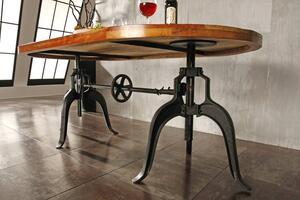 INDUSTRY Jedálenský stôl 180x100 cm, staré drevo