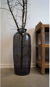 Sklenená váza - šedá