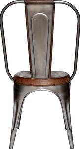 Industrálna stolička s kožou