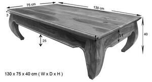 ORIENT Konferenčný stolík 130x75 cm, palisander