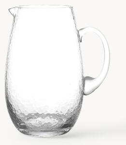 Veľký ručne fúkaný džbán s tepaným povrchom Hammered, 2 l