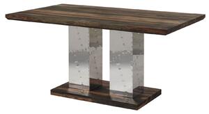 PLAIN SHEESHAM Jedálenský stôl 200x100 cm - drevený podstavec, palisander