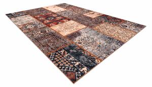 Koberec ANTIKA Ancient Rust patchwork terakota