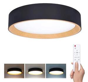 Solight LED osvetlenie s diaľkovým ovládačom čierne , 48W, 3360lm, 39cm, stmievateľná