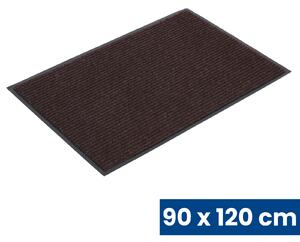 Odolná vstupná kobercová rohož s PVC, 90 x 120 cm, hnedá
