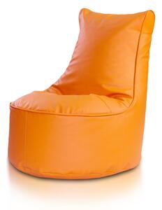 Sedací Vak INTERMEDIC Seat S - E04 - Oranžová pomaranč (ekokoža)
