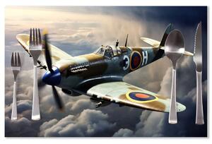 Sablio Prestieranie Stíhačka Spitfire: 40x30cm